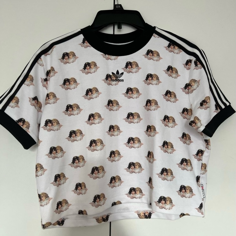 Adidas x Fiorucci crop top